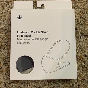 NWT Lululemon Double Strap Face Mask in Asphalt Grey
